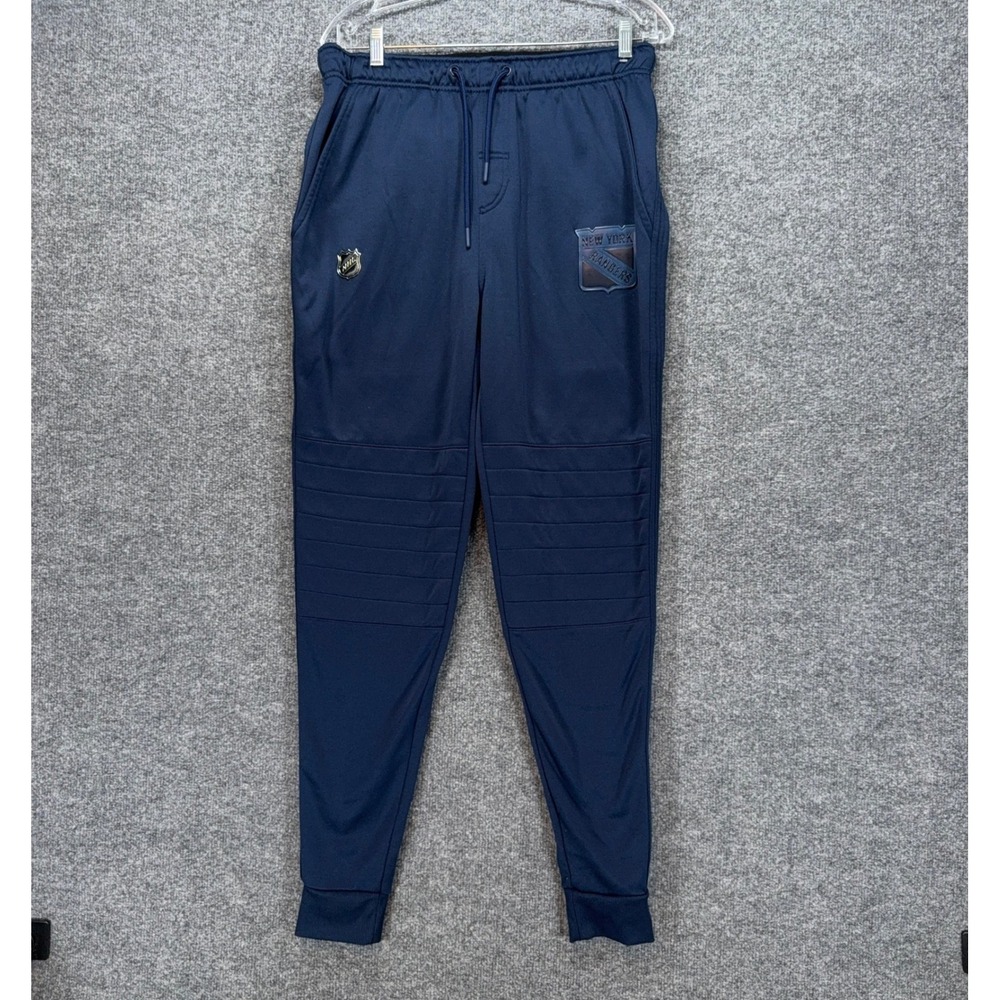 New York Rangers Joggers Mens Small Blue Fanatics NHL Authentic Pro Sweatpants
